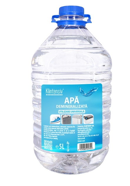 Apa demineralizata KLINTENSIV® 5 litri